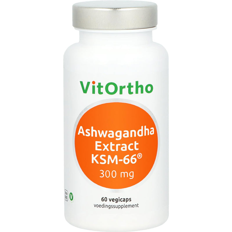 VitOrtho Ashwagandha extract KSM-66 300 mg - 60 Vegetarische capsules