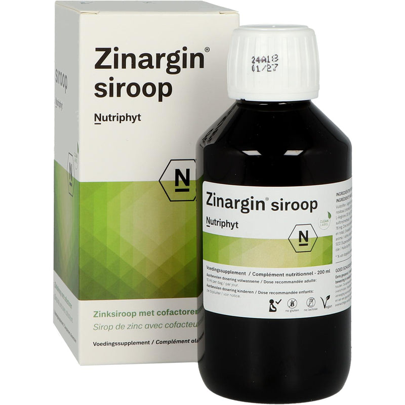 Nutriphyt Zinargin siroop - 200 ml