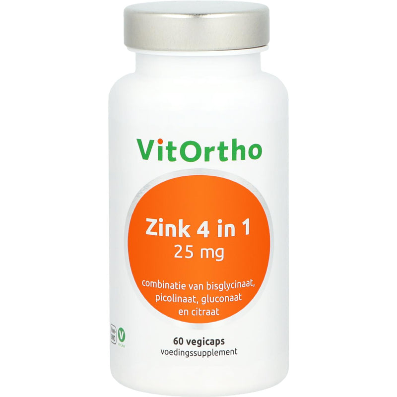 VitOrtho Zink 4 in 1 - 60 Vegetarische capsules