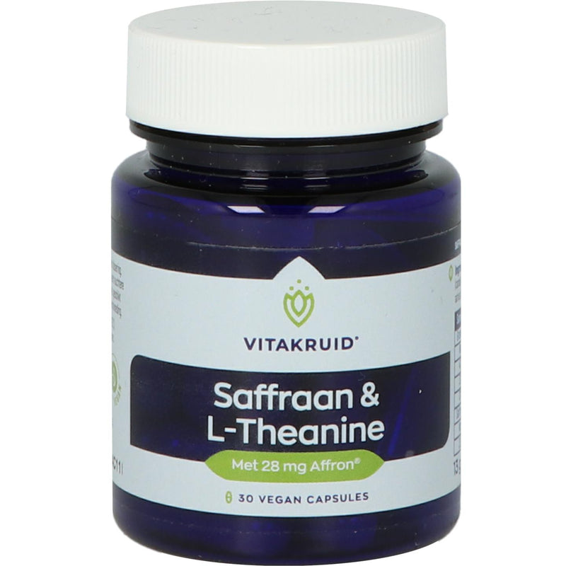 VitaKruid Saffraan & L-Theanine - 30 vcaps