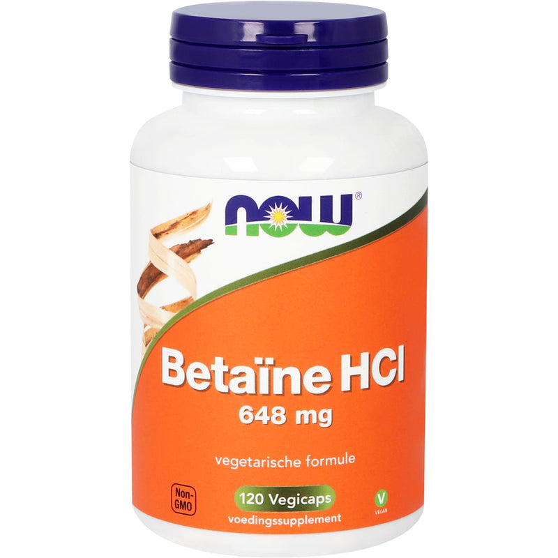 NOW Betaïne HCl - 120 vcaps