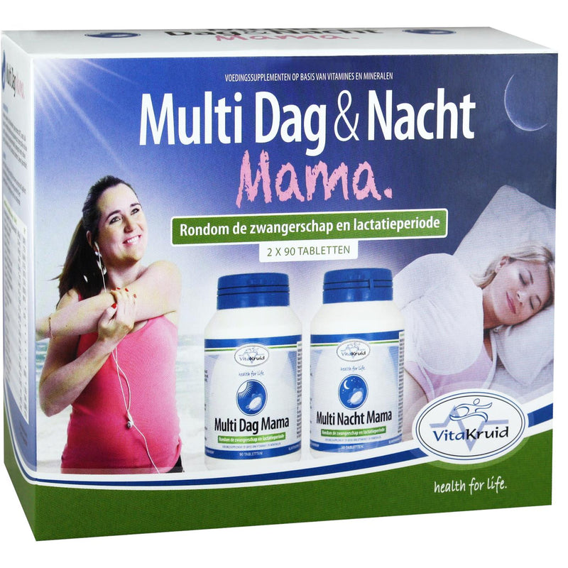 VitaKruid Multi Dag & Nacht Mama - 180 Stuks