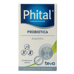 Phital Probiotica dagelijks 60.00 Vegetarische capsules