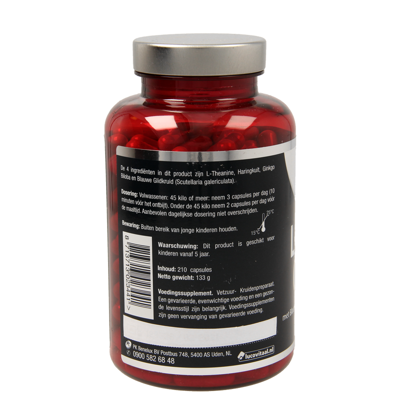 Lucovitaal L-Theanine omega 3 210.00 Capsules - 123vitamines