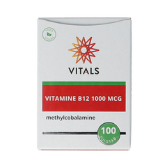 Vitals Vitamine B12 methyl 1000 mcg 100 Zuigtabletten