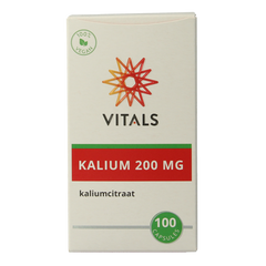 Vitals Kalium citraat 200 mg 100 Capsules