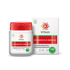 Vitals Vitamine B12 2000 mcg 100 Zuigtabletten