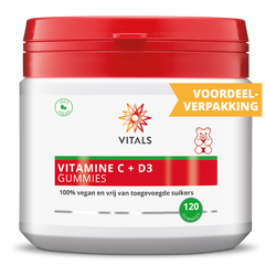 Vitals Vitamine C + D3 120 Gummies