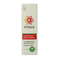 Vitals Elementair zink & koper 60.00 Milliliter
