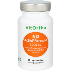 VitOrtho B12 actief formule 5000 mcg 60.00 Zuigtabletten