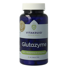 Vitakruid Glutazyme oa Spijsverteringsenzymen en L-Glutamine 90 Tabletten