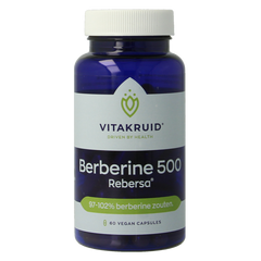 Vitakruid Berberine 500 Rebersa 97-102% berberine zouten 60 Vegetarische capsules