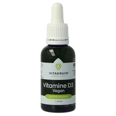 Vitakruid Vitamine D3 Vegan Vitashine 5 mcg per druppel 30 Milliliter