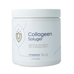 Vitakruid Collageen Solugel poeder met vitamine C & D 250.00 Gram