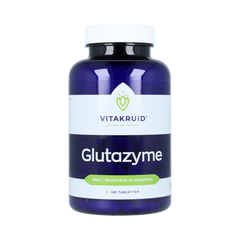 Vitakruid Glutazyme oa Spijsverteringsenzymen en L-Glutamine 180.00 Tabletten