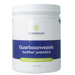 Vitakruid Guarboonvezels sunfiber hoogwaardige prebiotica 450 Gram