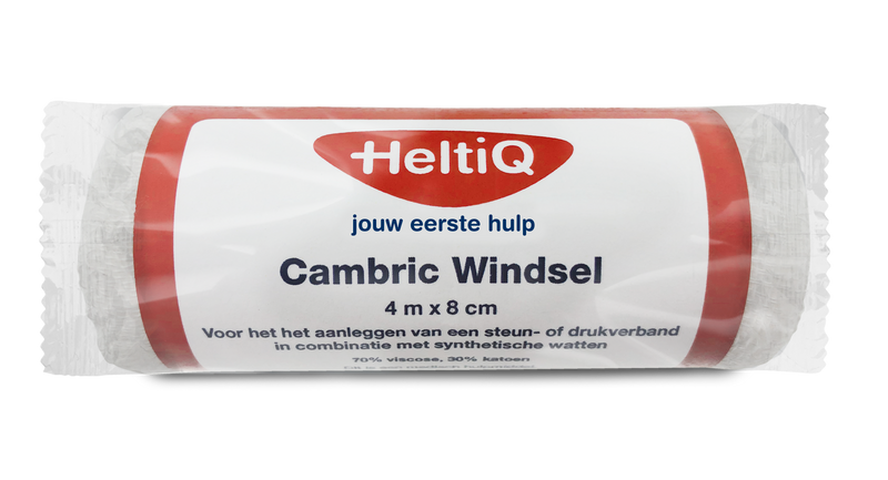 Heltiq Cambric windsel 4m x 8cm 1 Stuks - 123vitamines