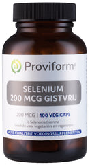 Proviform Selenium 200mcg gistvrij 100 Vegetarische capsules