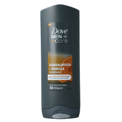 Dove Showergel men sandalwood & vanilla 250 Milliliter