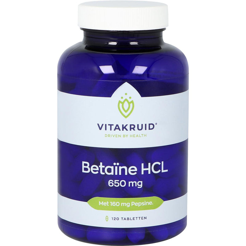 VitaKruid Betaïne HCL 650 mg - 120 tabletten