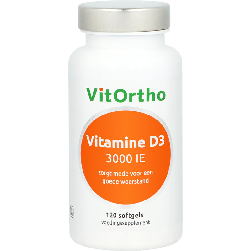VitOrtho Vitamine D3 3000 IE - 120 Softgels
