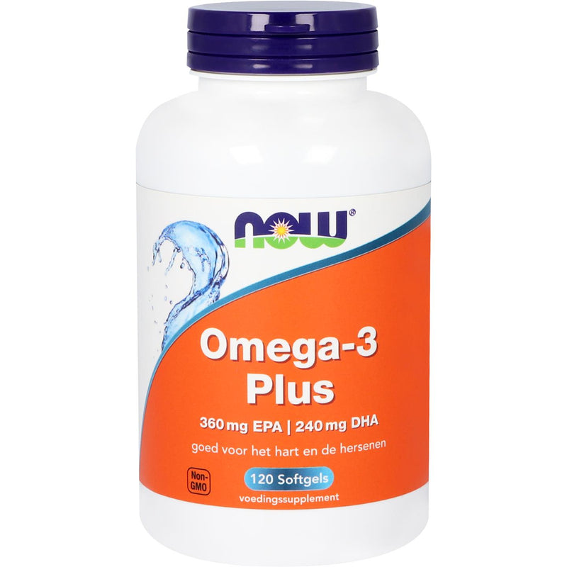 NOW Omega-3 Plus - 120 softgels