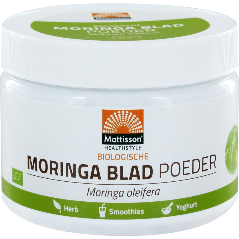 Mattisson Biologische Moringa Blad poeder - 125 gram