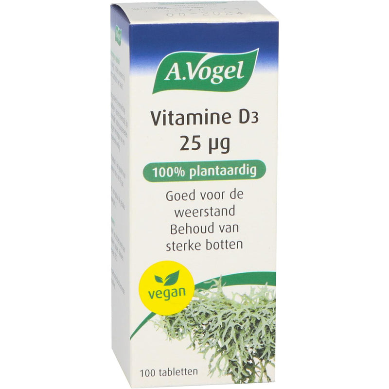 A.Vogel Vitamine D3 25 mcg - 100 Tabletten