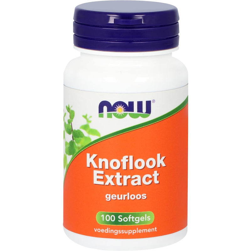 NOW Knoflook extract - 100 softgels