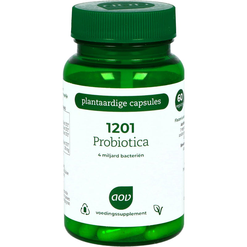 AOV 1201 Probiotica 4 miljard bacteriën - 60 Vegetarische capsules