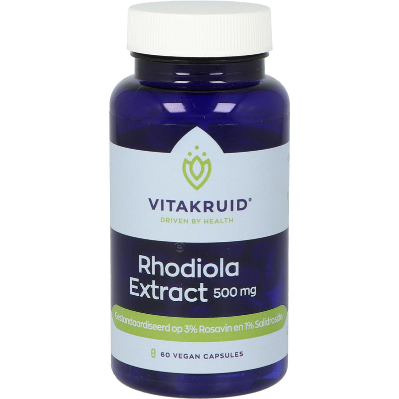 VitaKruid Rhodiola extract 500 mg - 60 Vegetarische capsules