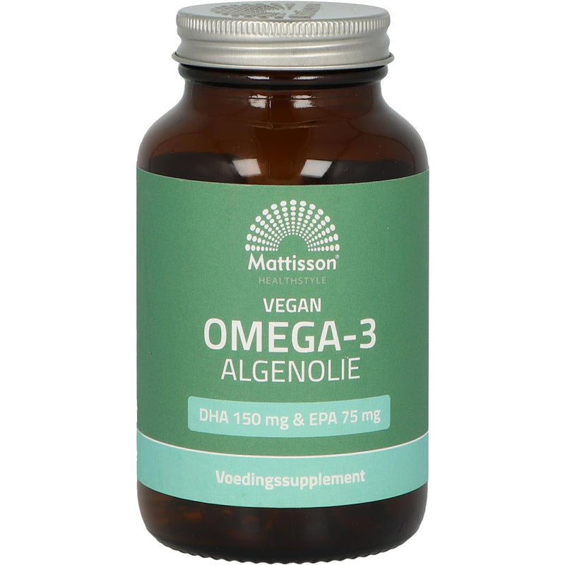 Mattisson Vegan Omega 3 Algenolie - 120 vcaps