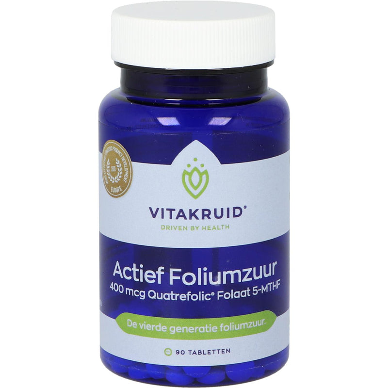 VitaKruid Actief Foliumzuur - 90 Tabletten