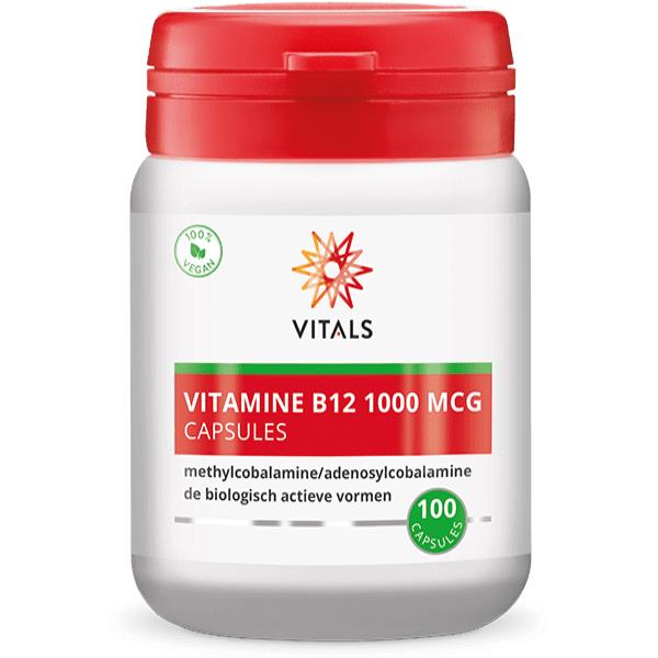 Vitals Vitamine B12 1000 mcg capsules - 100 Capsules