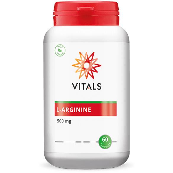 Vitals L-Arginine 500 mg - 60 vcaps