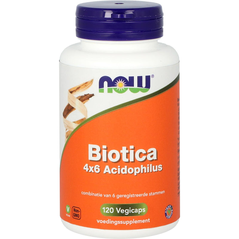 NOW Biotica 4x6 Acidophilus - 120 Vcaps