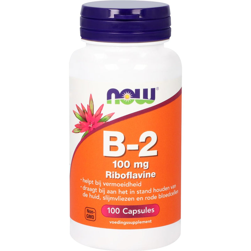 NOW B2 100 mg - 100 capsules