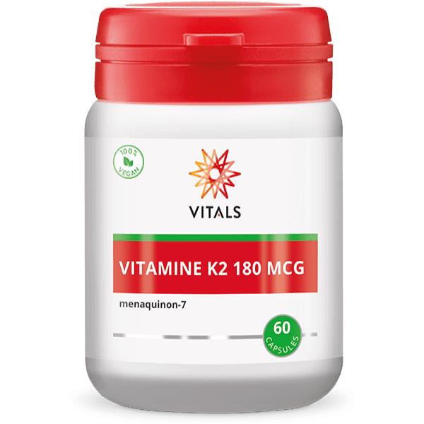 Vitals Vitamine K2 180 mcg - 60 Vegetarische capsules