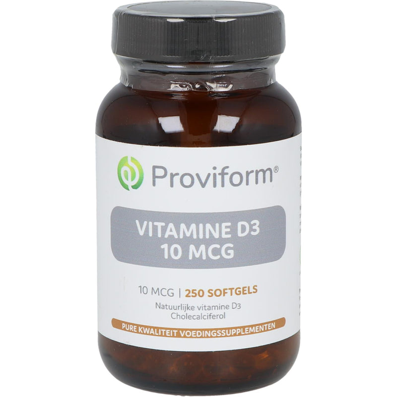 Proviform Vitamine D3 10 mcg - 250 Softgels