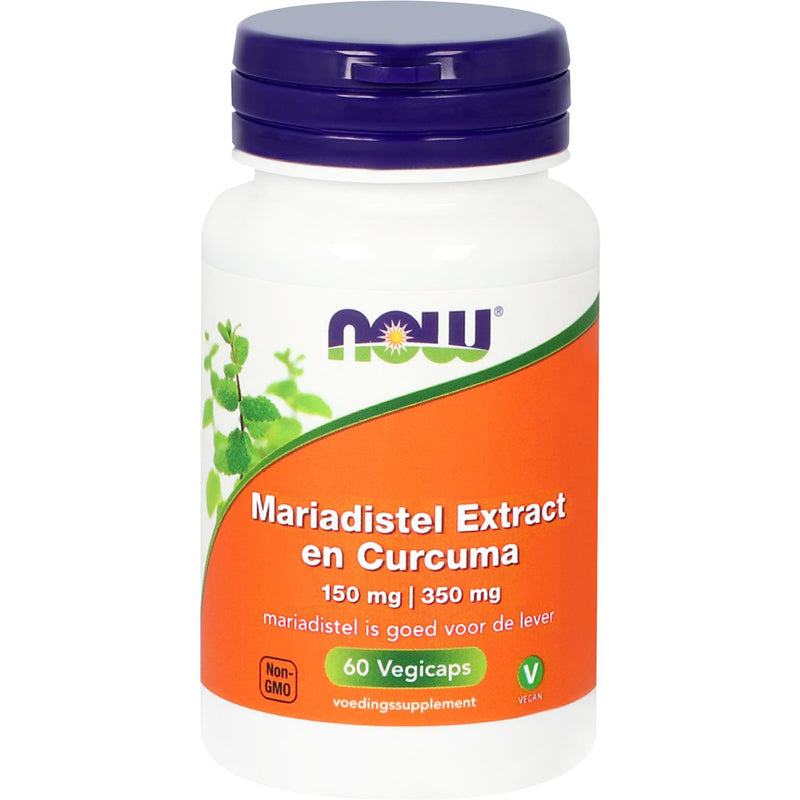 NOW Mariadistel extract en Curcuma - 60 vcaps