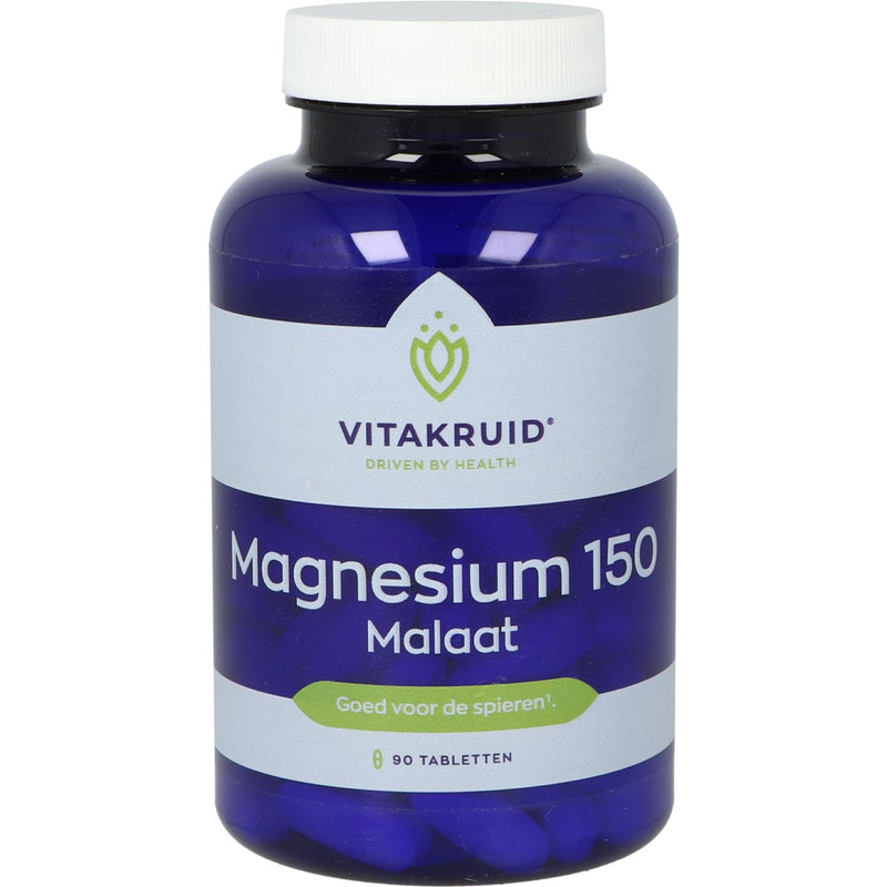 VitaKruid Magnesium 150 Malaat - 90 tabletten