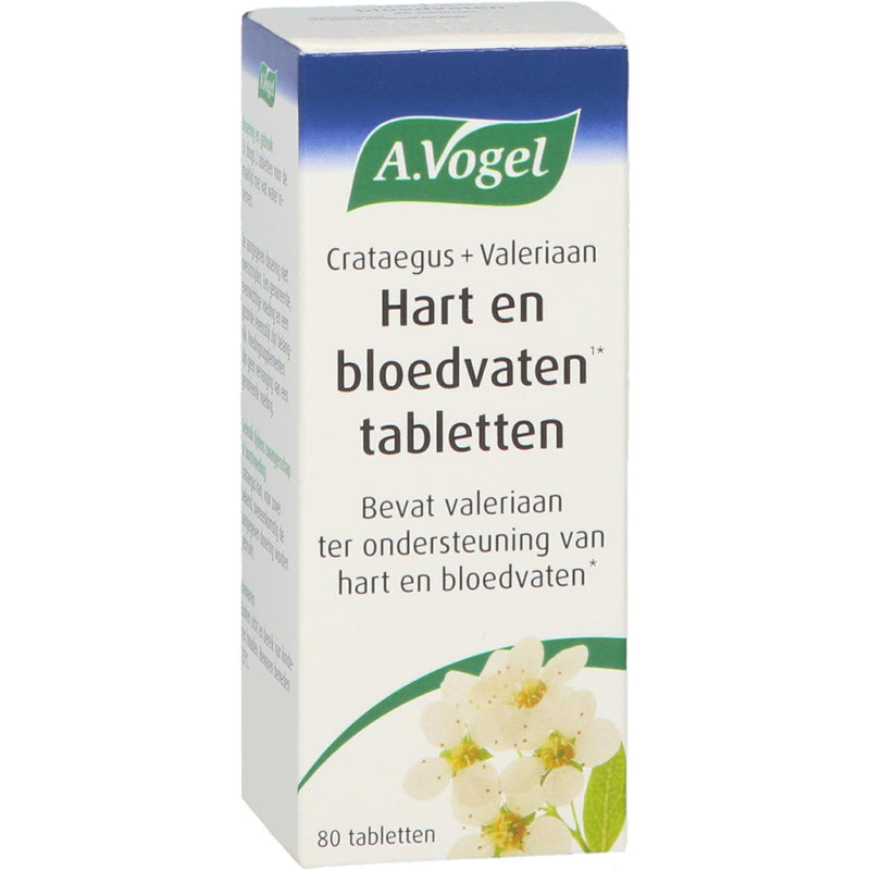 A.Vogel Crataegus + Valeriaan - 80 tabletten