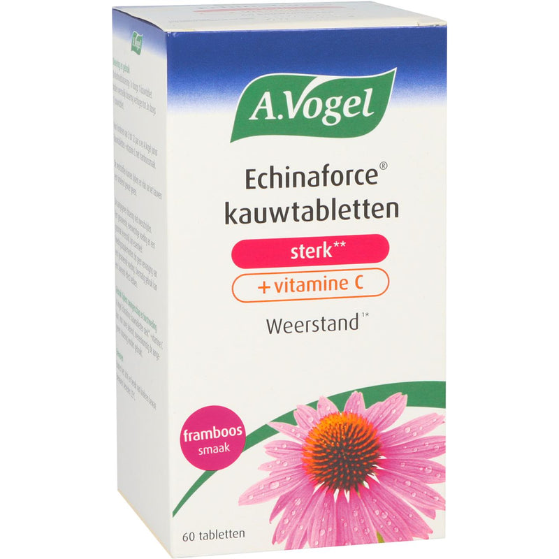A.Vogel Echinaforce kauwtabletten sterk + Vitamine C - 60 kauwtabletten
