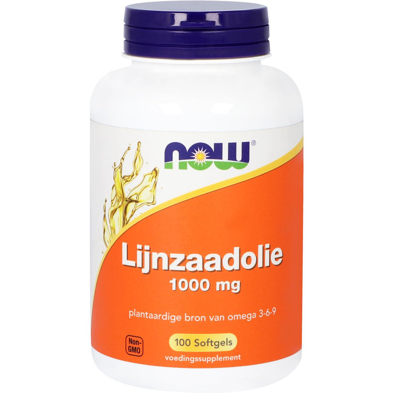 NOW Lijnzaadolie 1000 mg - 100 softgels