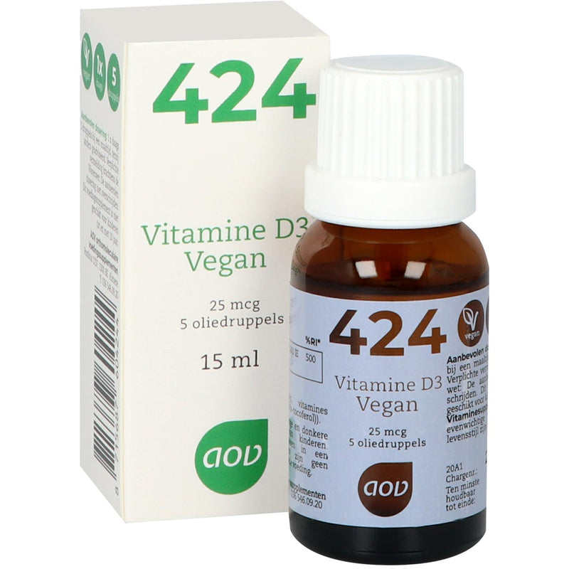 AOV 424 Vitamine D3 Vegan - 15 Milliliter