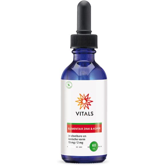 Vitals Elementair Zink & Koper - 60 ml
