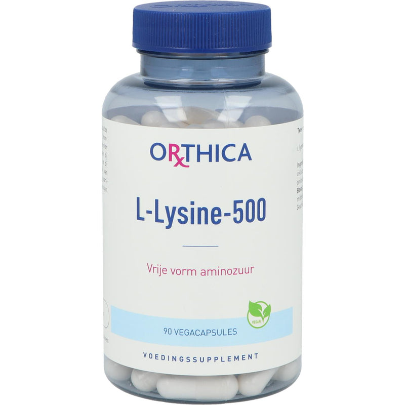 Orthica L-Lysine-500 - 90 Capsules