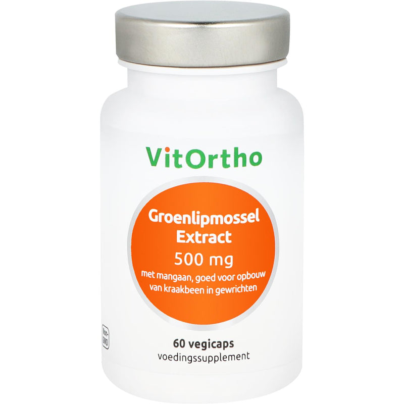 VitOrtho Groenlipmossel extract 500 mg - 60 vcaps