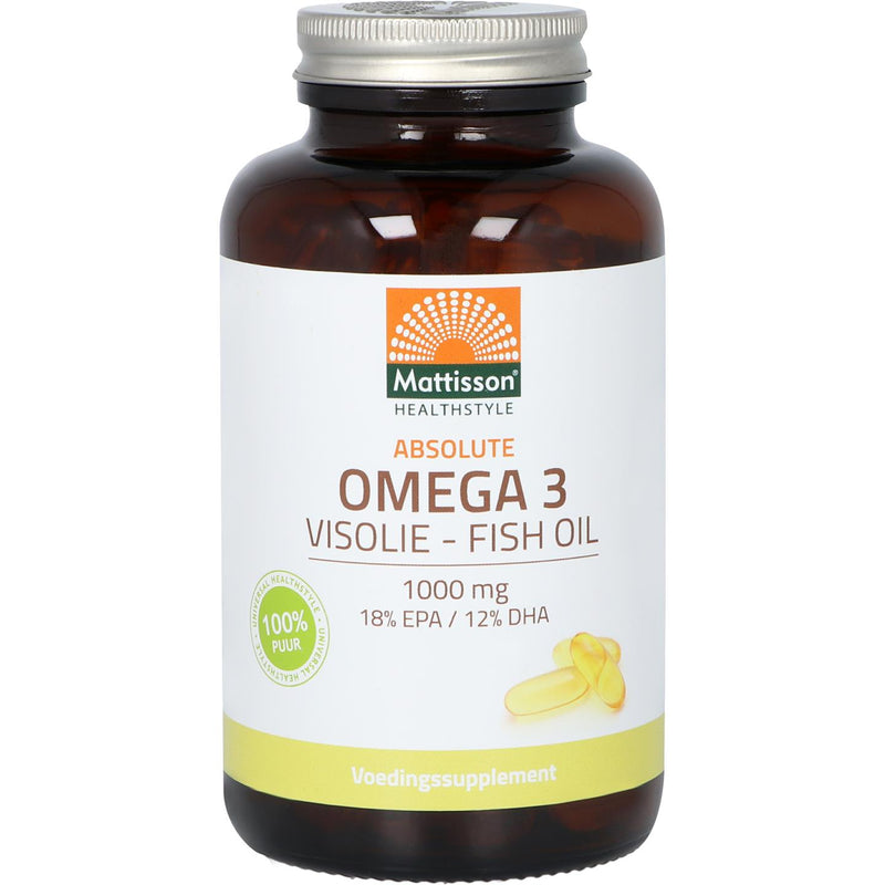 Mattisson Omega 3 visolie - 120 capsules