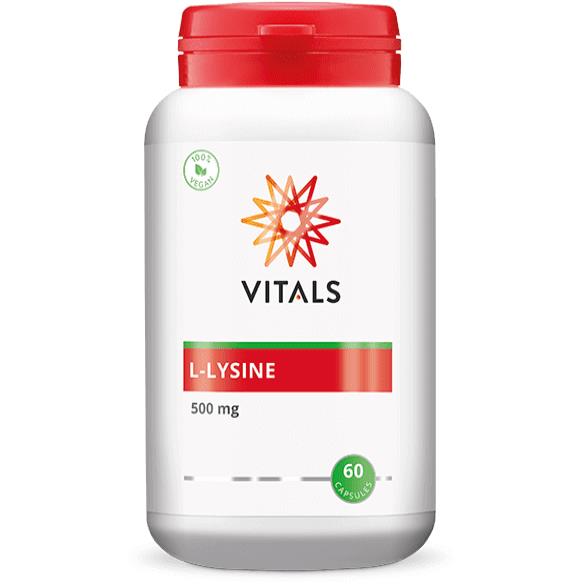 Vitals L-Lysine 500 mg - 60 vcaps